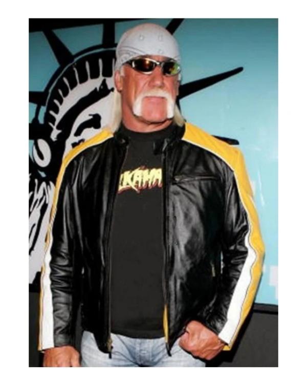 WWE Wrestler Hulk Hogan Leather Jacket NYC Jackets