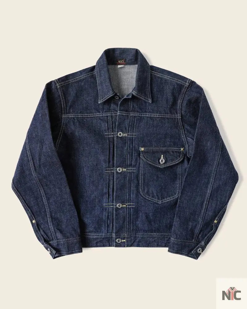 WWII Simplified Model Cowboy Selvedge Denim Jacket NYC Jackets
