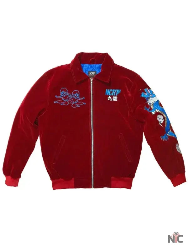 Walled City Fighting Tournament Velvet Jacket NYC Jackets