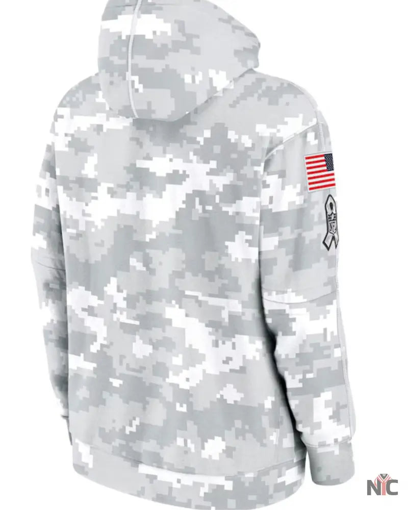 Washington Commanders Salute To Service Camo 2024 Hoodie NYC Jackets