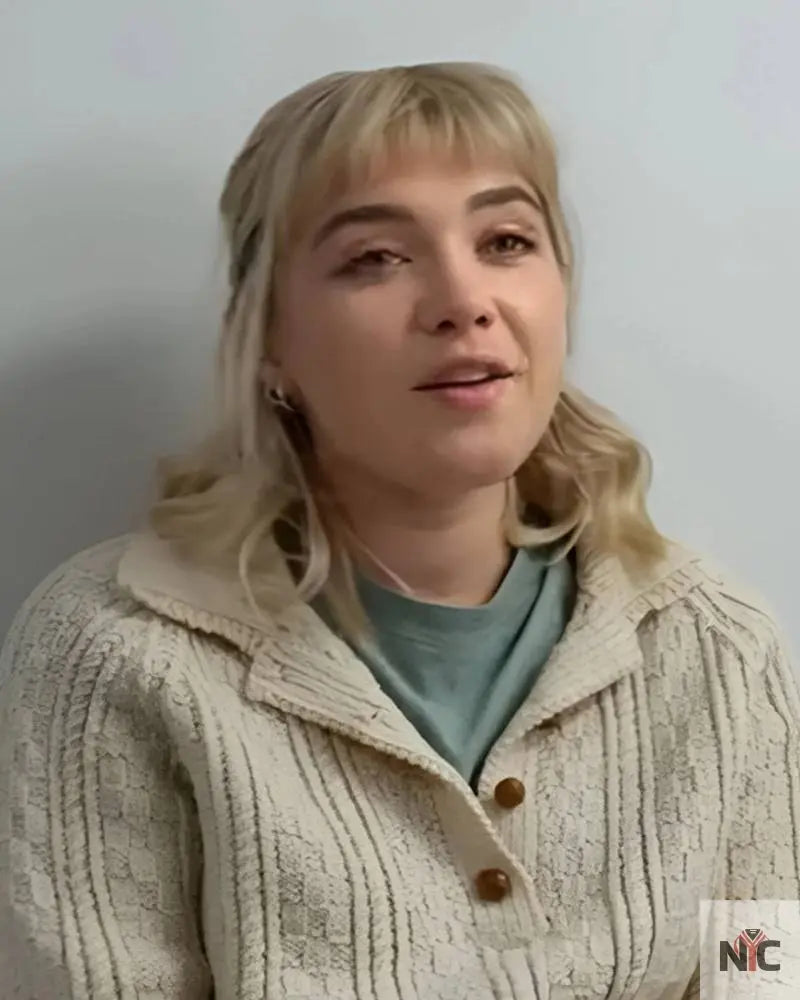 We Live In Time 2025 Florence Pugh Sweater NYC Jackets