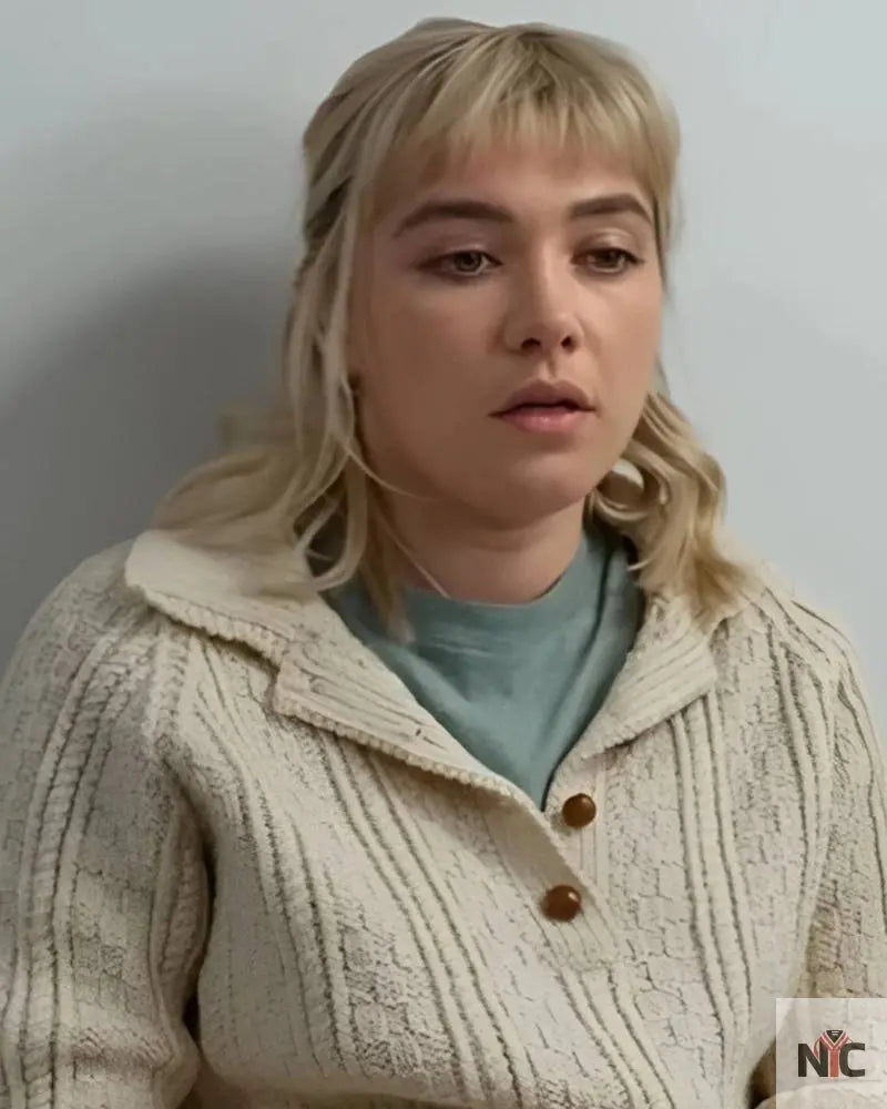 We Live In Time 2025 Florence Pugh Sweater NYC Jackets