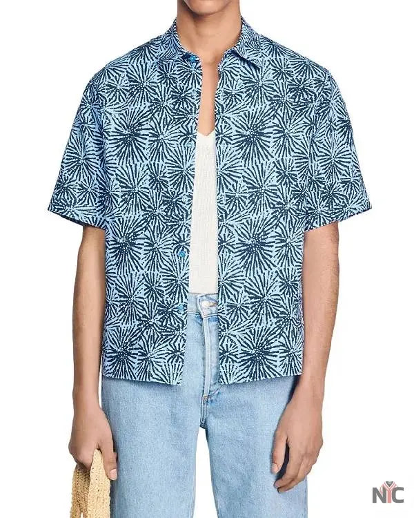 We Were Liars Joseph Zada Blue Print Shirt NYC Jackets