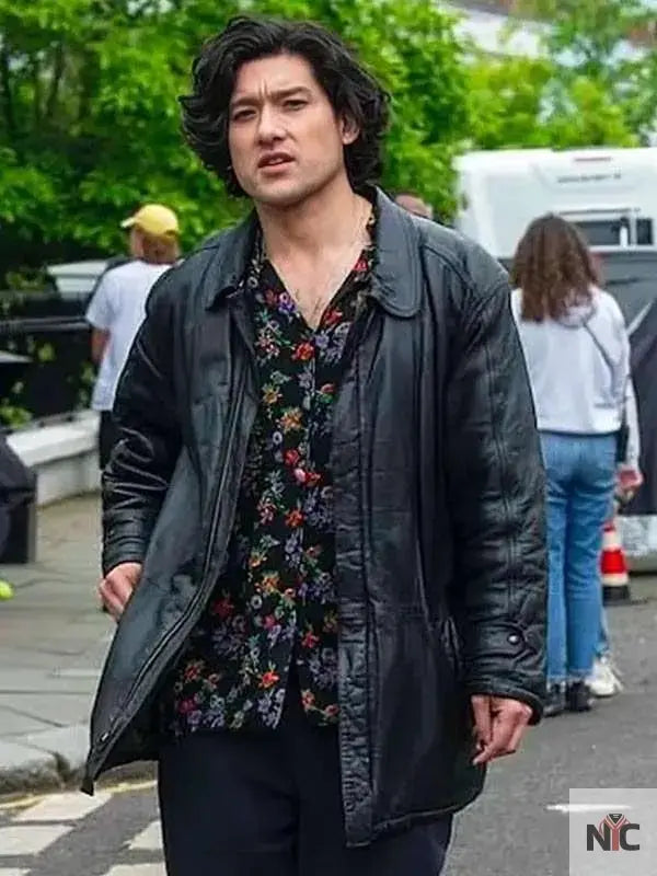 Will Sharpe Too Much S01 Black Leather Jacket NYC Jackets