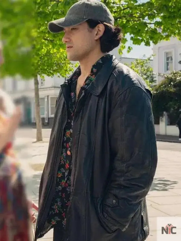 Will Sharpe Too Much S01 Black Leather Jacket NYC Jackets