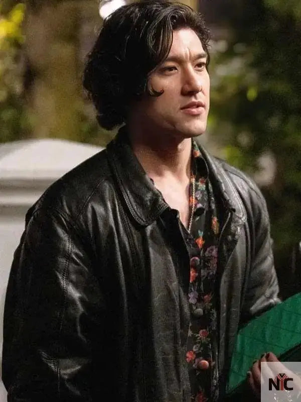 Will Sharpe Too Much S01 Black Leather Jacket NYC Jackets