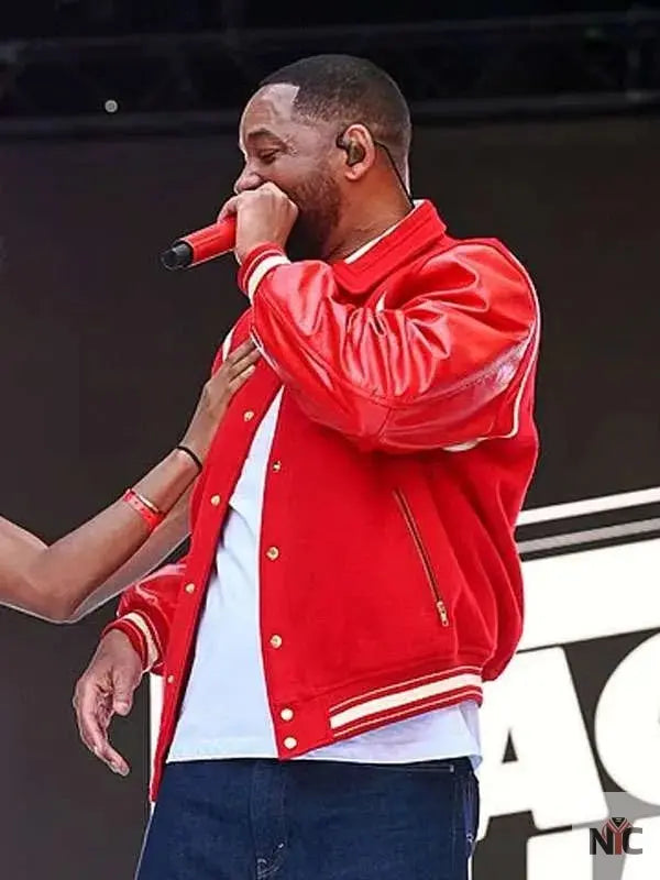 Will Smith Summertime Ball Red Varsity Jacket NYC Jackets
