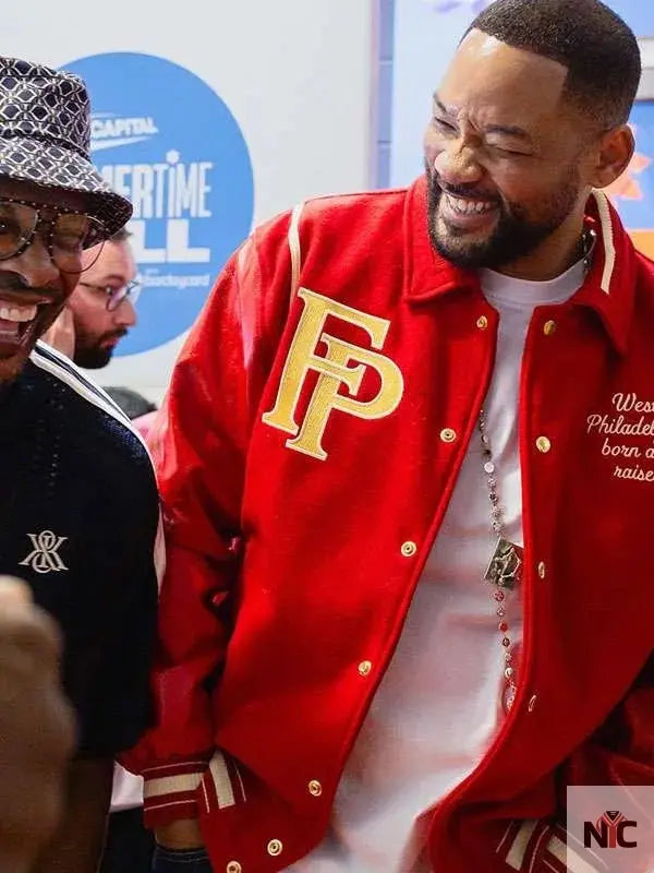 Will Smith Summertime Ball Red Varsity Jacket NYC Jackets