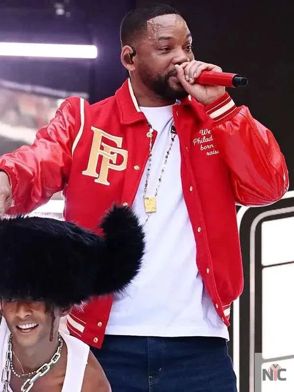 Will Smith Summertime Ball Red Varsity Jacket NYC Jackets