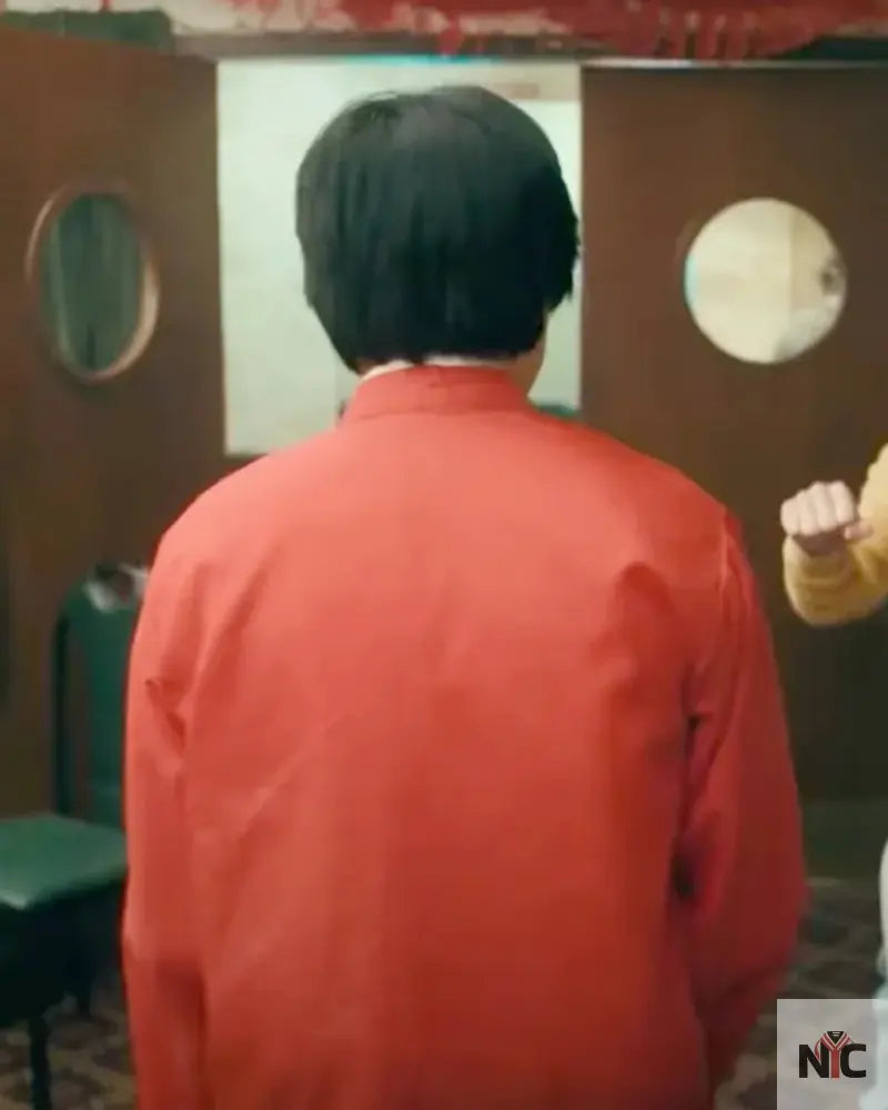 Willis Wu Interior Chinatown Orange Jacket NYC Jackets