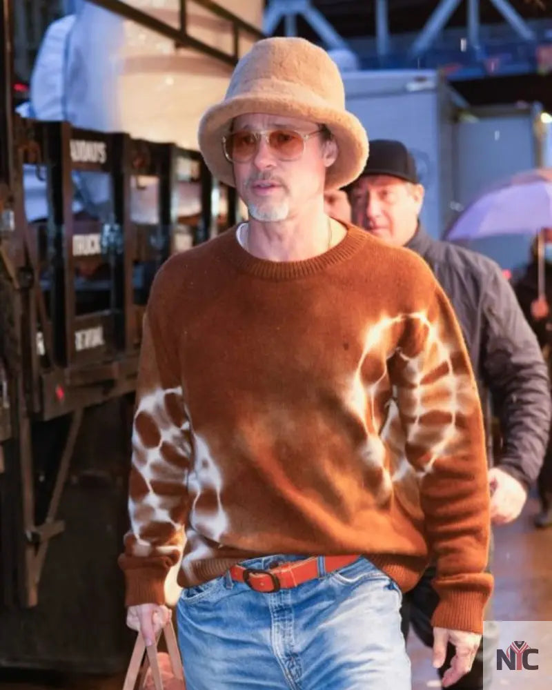 Wolfs 2024 Brad Pitt Sweater NYC Jackets