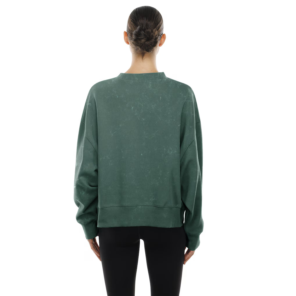 Women’s Boston Red Sox New Era Green 2025 Pullover Sweatshirt NYC Jackets