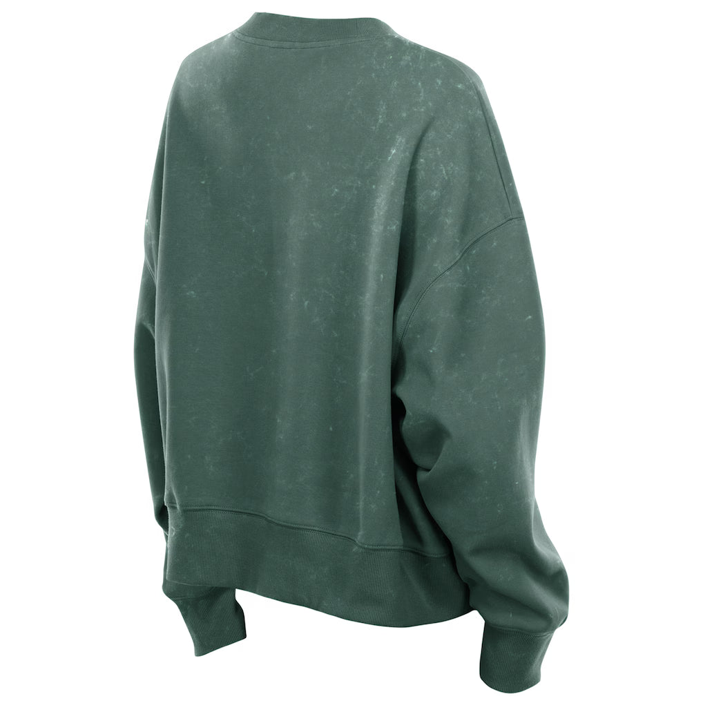 Women’s Boston Red Sox New Era Green 2025 Pullover Sweatshirt NYC Jackets