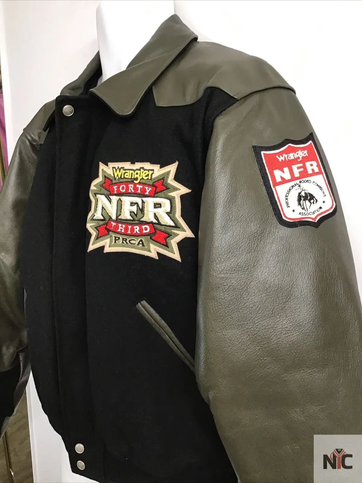 Wrangler NFR Leather Jacket NYC Jackets