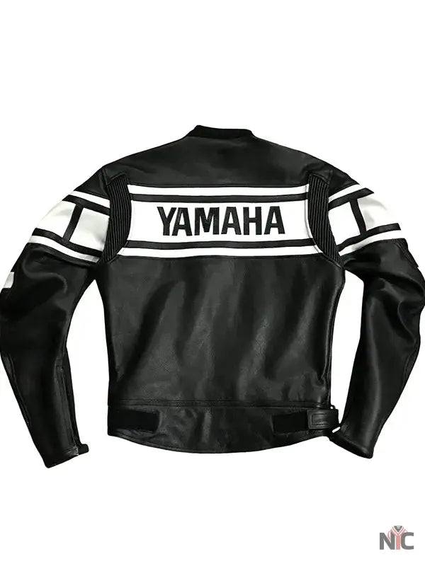 Yamaha Motorcycle Black Leather Jacket NYC Jackets