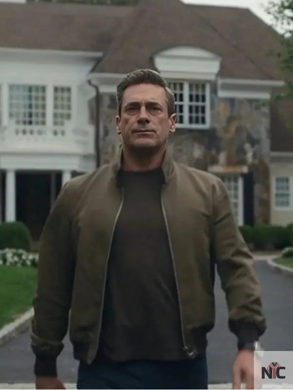 Your Friends and Neighbors Jon Hamm Brown Bomber Jacket NYC Jackets