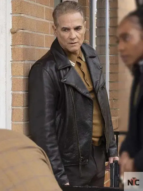 Yul Vazquez Will Trent S03 Black Leather Jacket NYC Jackets