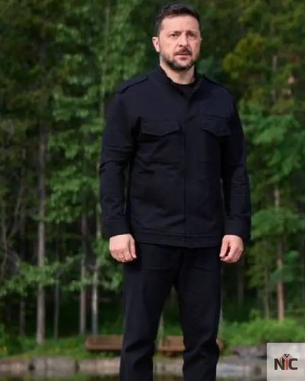 Zelensky Black Jacket NYC Jackets