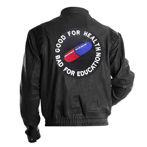 Men’s Akira Kaneda Capsule Black Leather Jacket