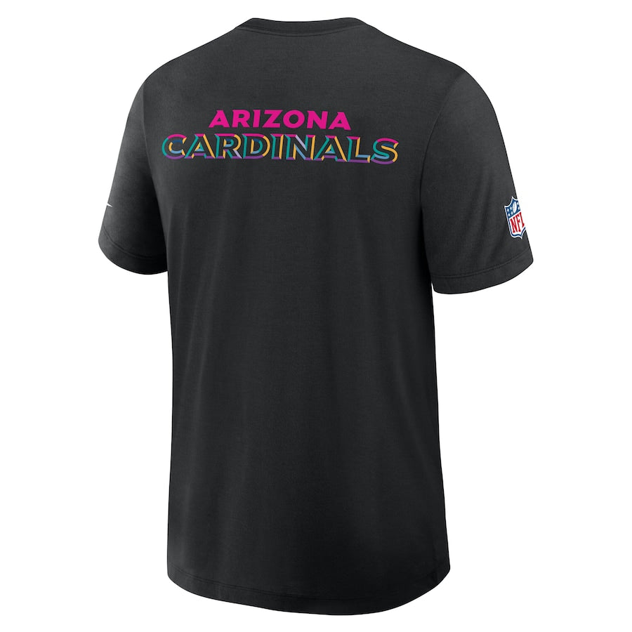 Arizona Cardinals Nike Black 2025 NFL Crucial Catch Tri-Blend Dri-FIT T-Shirt NYC Jackets