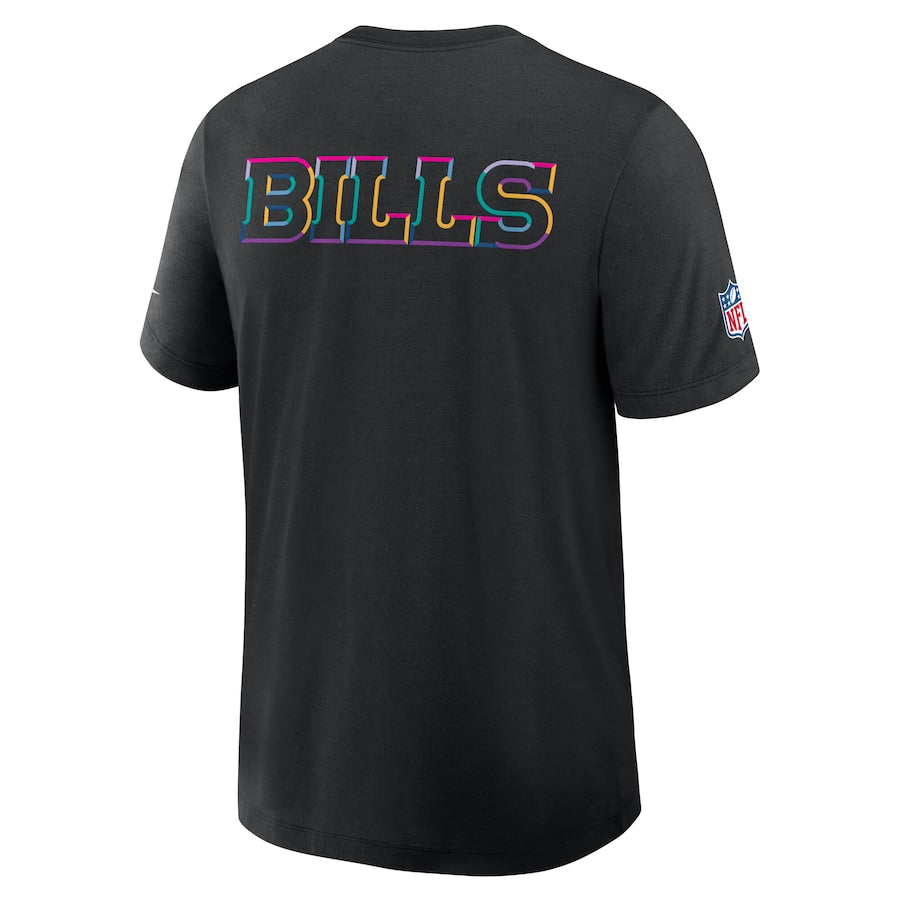 Buffalo Bills Nike Black 2025 NFL Crucial Catch Tri-Blend Dri-FIT T-Shirt NYC Jackets