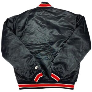 90s Miami Heat Satin Black Jacket