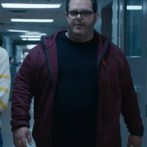 Adulthood Josh Gad Burgundy Hoodie