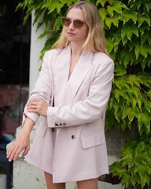 Amanda Seyfried 82nd Venice International Film Festival Pink Blazer