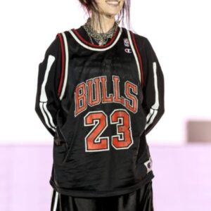 Billie Eilish Black & Red Jersey
