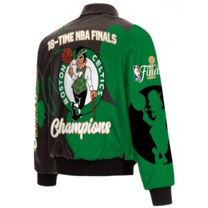 Boston Celtics 2024 NBA Finals Champions Leather Jacket