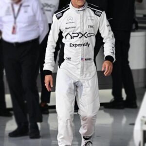 Brad Pitt F1 Racer White Jumpsuit
