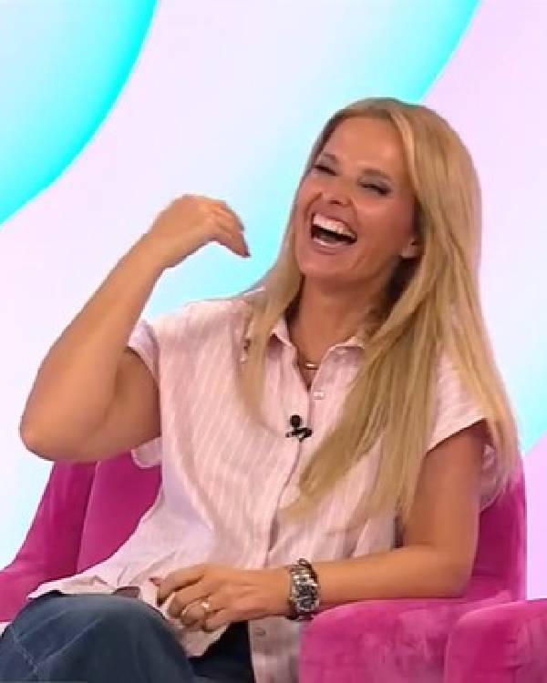 Dois às 10 Cristina Ferreira Applique Collar Shirt