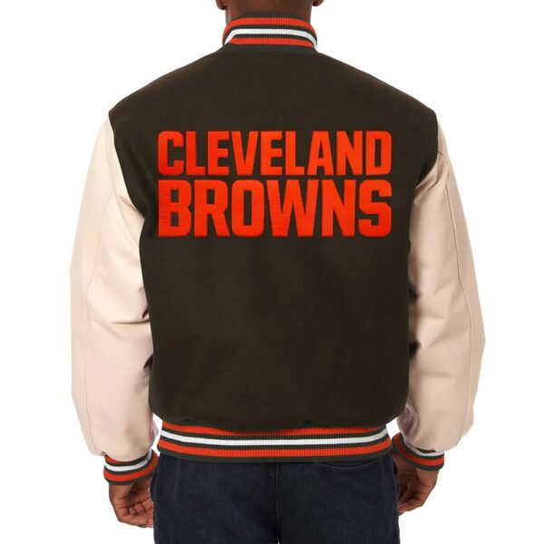 Domestic Cleveland Browns Varsity Jacket