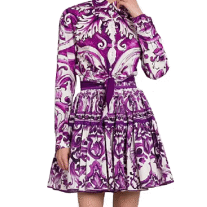 Good Morning America 2025 Gloria Estefan Maiolica Cotton Shirt