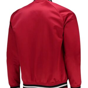 Miami Heat Hardwood Classics Red Satin Jacket