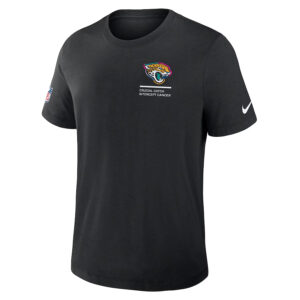 Jacksonville Jaguars Nike Black 2025 NFL Crucial Catch Tri-Blend Dri-FIT T-Shirt