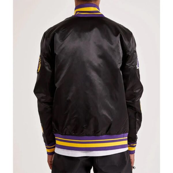 LA Lakers 17X Champions Varsity Satin Jacket