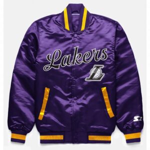 LA Lakers Exclusive Purple Satin Jacket