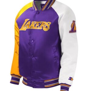 Lakers Starter Raglan Varsity Jacket