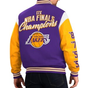 Los Angeles Lakers 17 Time Championship Varsity Jacket