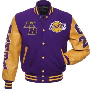 Los Angeles Lakers Kobe Bryant Mamba Letterman Jacket