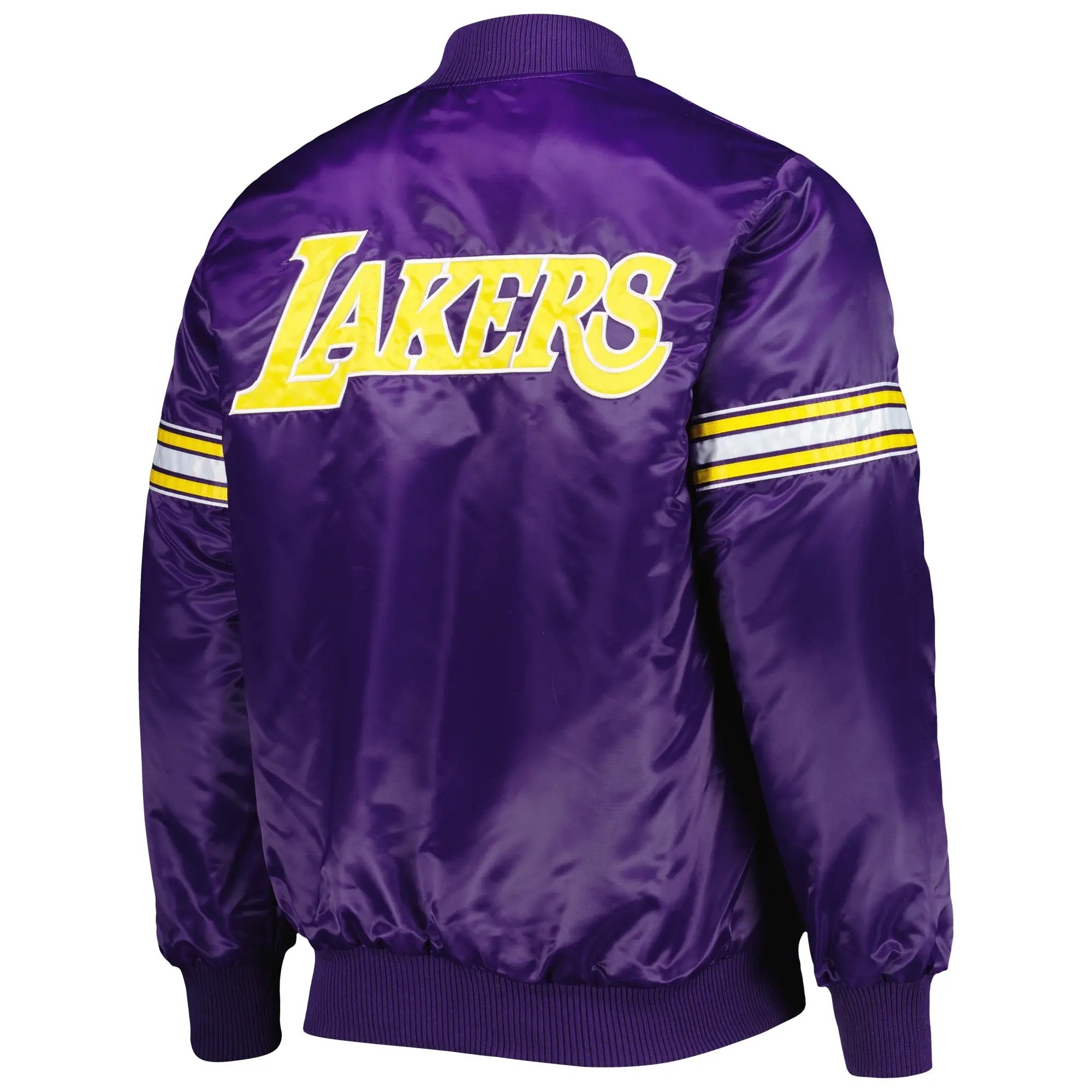 Los Angeles Lakers Pick & Roll Purple Varsity Jacket