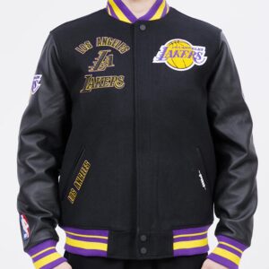Los Angeles Lakers Retro Classic Rib Wool Varsity Jacket