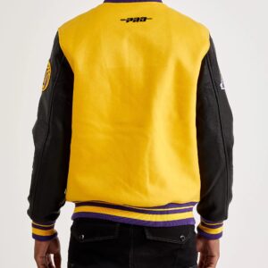 Los Angeles Lakers Yellow Varsity Jacket