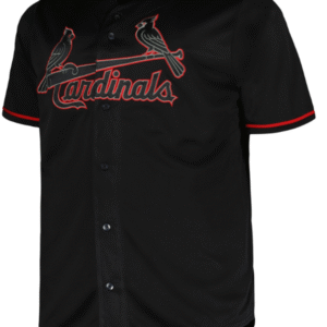 Men's St. Louis Cardinals Profile Big & Tall Blackout Replica Jersey