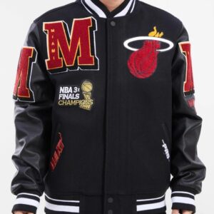Miami Heat Mash Up Varsity Jacket