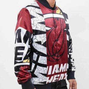 Miami Heat Mashup Satin Jacket