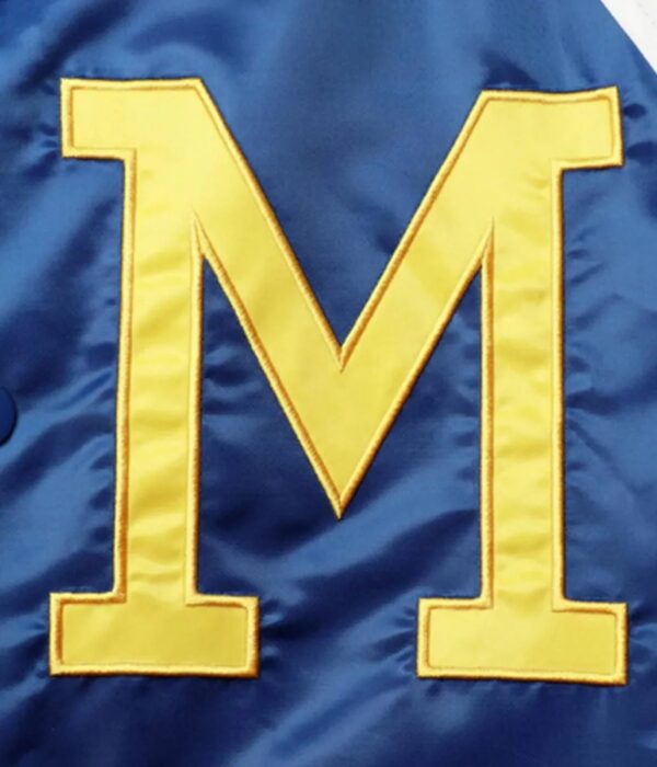 Milwaukee Brewers Tri-Color Full-Snap Satin Jacket