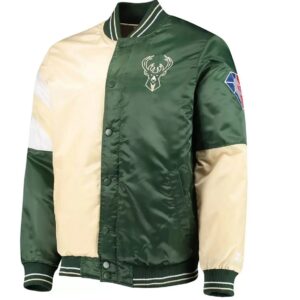 Milwaukee Bucks 75th Anniversary Leader Color Block Jacket