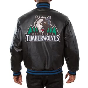 Minnesota Timberwolves Domestic Team Leather Jacket